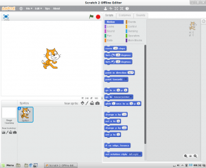 Scratch 2 installé sur Solidr'net V4